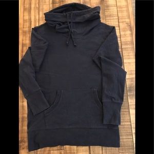 Banana Republic Navy Blue Funnel Neck Sweatshirt